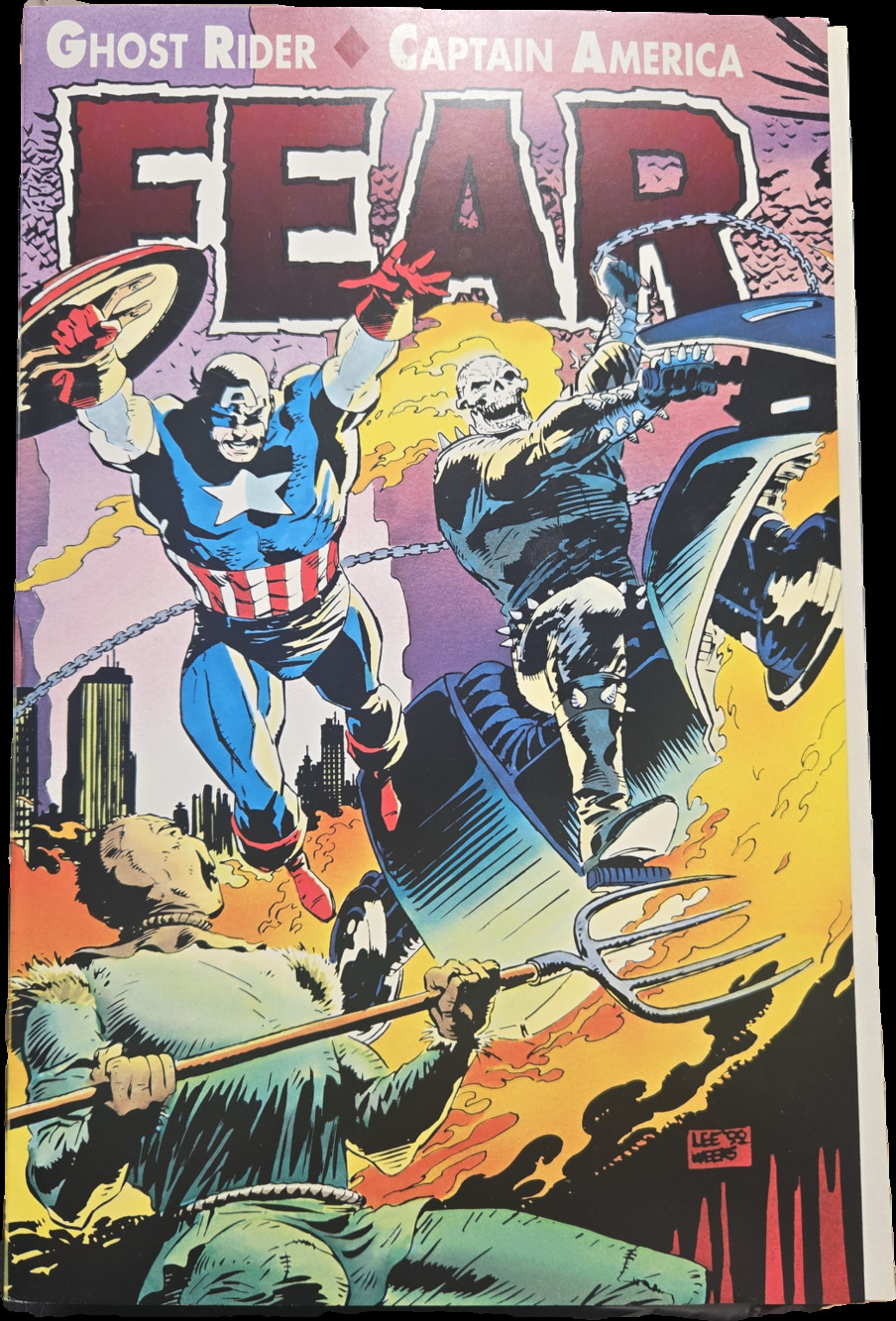 Ghost Rider/Captain America: Fear (1992) Graphic Novel - Marvel